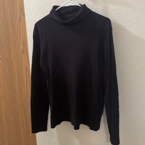 St. john’s Bay Women’s Black Turtleneck Size Large